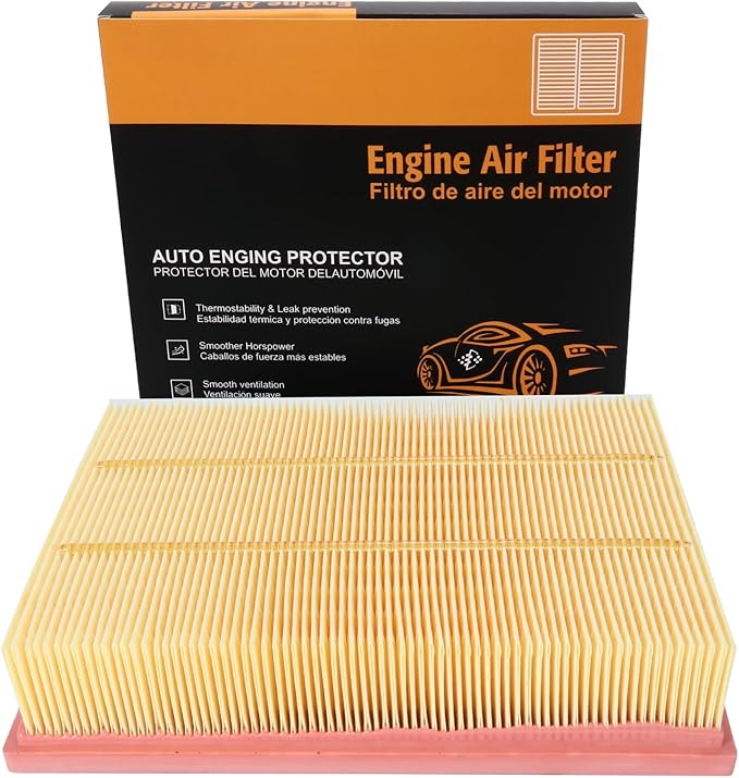 Engine Air Filter DS7Z-9601A Compatible with Fits 2015–2024 Ford Edge, 2013–2020 Fusion, 2013–2020 Lincoln MKZ, 2019–2023 Nautilus, 2016–2017 MKX