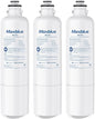 Maxblue BORPLFTR50 Replacement for Bosch® Ultra Clarity® Pro 11032531, 12033030, 11025825, BORPLFTR55, B36CD50SNS, B36CT80SNS, B36CL80ENS, B36FD50SNS, WFC100MF, Refrigerator Water Filter, 3 Filter