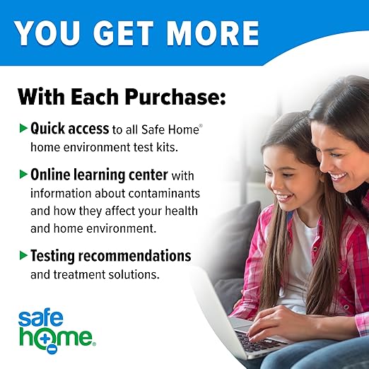Safe Home® DIY Lead in Drinking Water Test Kit – Advanced Detection to 4 PPB – 5-Minute Test – 3 Levels of Test Results – EPA Lab Certified – Made in The USA – (1 Pack)