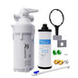 Inline Water Filter| Risewin 3-Stage Whole House Water Filter System with 4-Mode Valve 3-Min Change, No Shutdown, 8 GPM High Flow | Military-Grade Housing & Iron Removal for Well & City Water, RV
