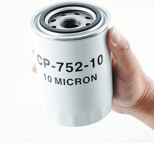 ‎Hydraulic Oil Filter 10 Micron Return Line Filter housing, 20 GPM High Flow, 200 PSI Max Pressure, 1"-12 Thread,Compatible with Log Splitters & Mini Excavators - Replaces CP-752-10,723-0405 221006