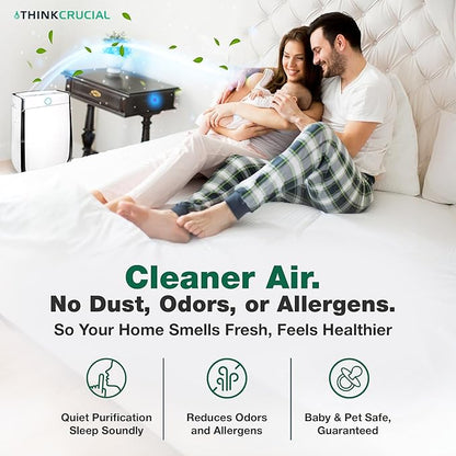 Air Purifier Filter Replacement – Compatible with Air Doctor AD3000 / AD3500 – Includes 1 Efficient Air Filter and 2 Carbon Filters + 2 Pre Filters - This is Third Party-Product