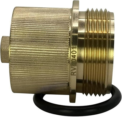 RV40401 X50 Durable Pro Grade Brass Drain Plug Cap Assembly | Compatible Replacement for 190030 | Essential Pool Maintenance Accessory - Upgrade Your Pool's Performance Now!