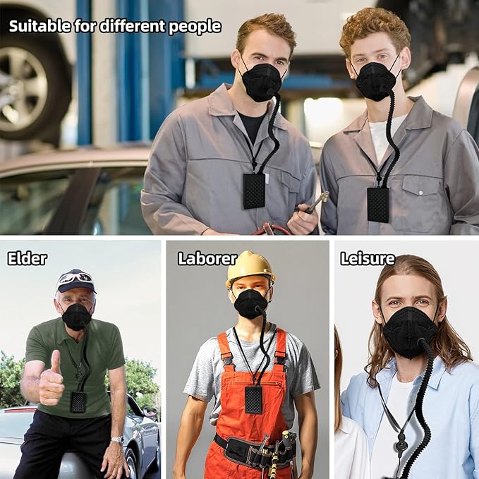 Breathable Powered Air Purifying Makes with Filter for Dust, Sanding, Polishing, Woodworking,weeding,Protection works
