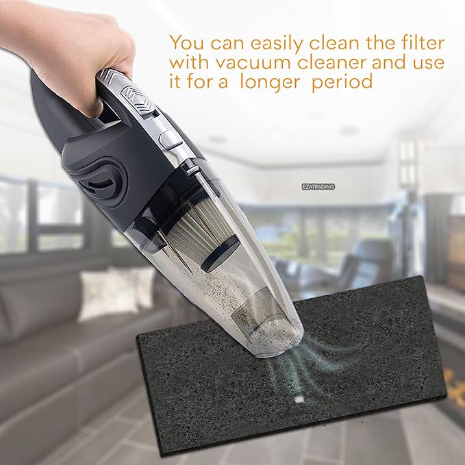 RV Premium Charcoal Activated Carbon Fiber Air Conditioner Filter - Air Duct AC Carbon Filter Replacement for RV AC Vent (4 Pack, 6" x 14")