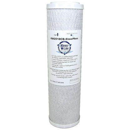 KleenWater Under Sink Water Hot Water Filtration System to Filter Chlorine, Chemicals, Hardness Scale and Sediment