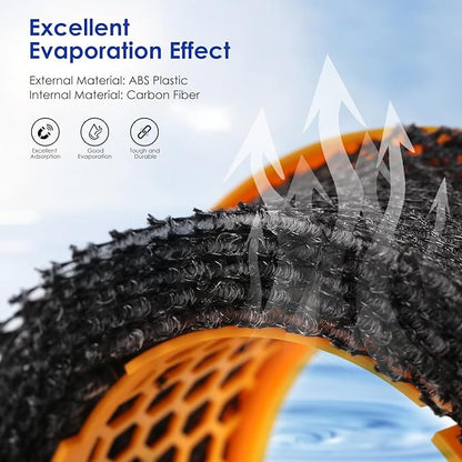 2 Pack Air Purifier Carbon Fiber Evaporator Filter Compatible with Dyson PH01 PH02 PH03 PH04 PH3A Air Purifier Humidifier Replacement Parts 970718-01