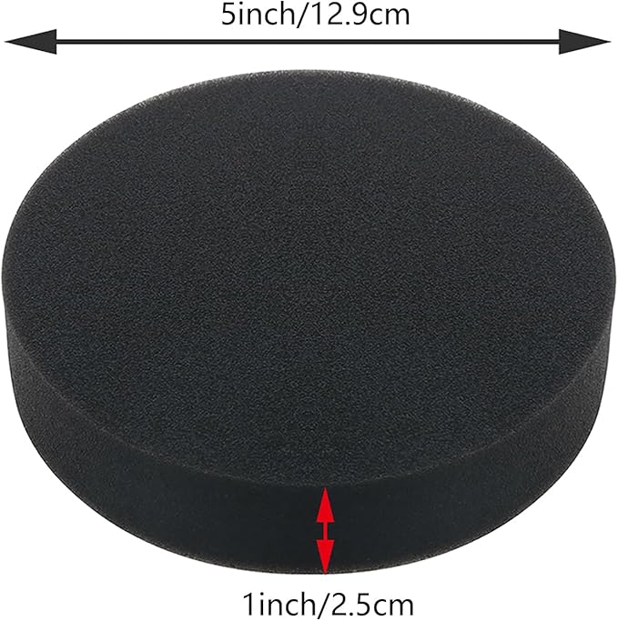 4PCS 1608225 Filter Cotton Sponge 5x1 inch Vacuum Cleaner For Vacuum Cleaner Filter Cotton Washable Pre Motor Filter