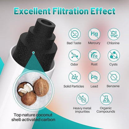 ICEPURE PLUS RWF3500AH NSF/ANSI 53 NSF/ANSI 42 Certified Refrigerator Water Filter Replacement for LG LT800P, ADQ73613401, ADQ73613408, ADQ75795104, LMXS30776S, LSXS26366D, Kenmore 9490, 3PACK