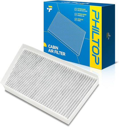 PHILTOP Cabin Air Filter w/Activated Carbon, Compatible with CF9905 Mercedes-Benz C230 2002-2007, C240 2001-2005, CLK350 2006-2009, C320 2001-2005, C32 AMG 2002-2004, Filter Up Dust Pollen Odor