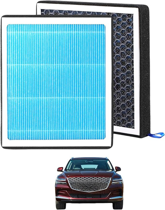 CF10735 Cabin Air Filter With Activated Carbon For Hyun-dai Equus 2011-2016,Ge nesis 2009-2016,Santa Fe 2019-2020;Ki a K900,Stinger 18-23,Telluride 2020-2024;Ge ne sis G70/80/90,Gv70/80 2017-2023