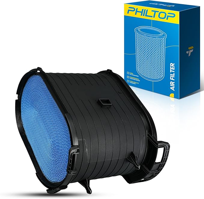 PHILTOP FA-1778 Engine Air Filter Replacement for Ford F250 F350 F450 F550 Super Duty 2003-2007, for 03-05 Ford Excursion 6.0L V8 Turbo Powerstroke