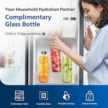 PHILIPS Reverse Osmosis Water Filter Countertop, Compact 5 Stage RO Water Filtration System Purifier Dispenser with Aquaporin Technology, NSF/ANSI 372 Certified, Reduce TDS