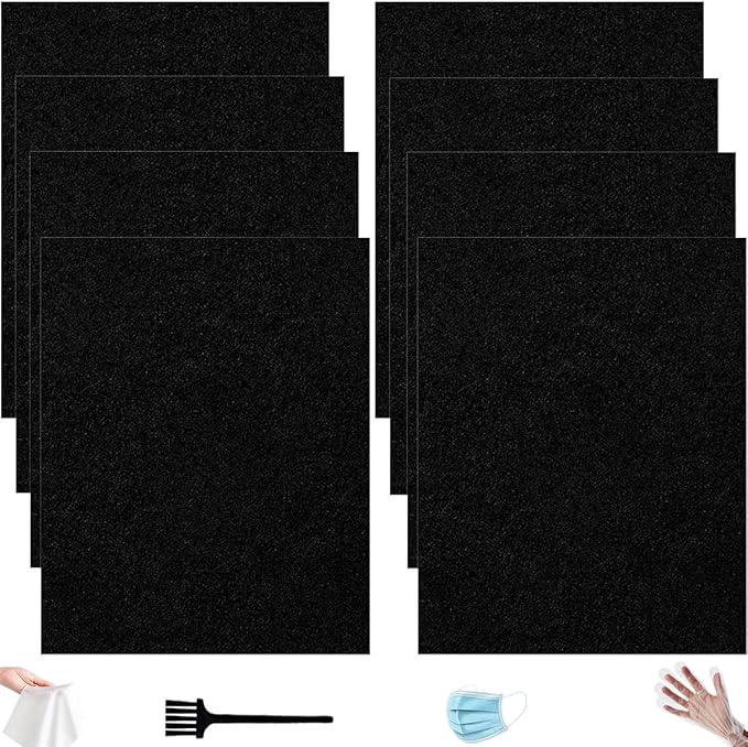 8 Pack HRF-A200 Pre Filter replacement filters for honeywell air purifier filter replacement,activated carbon filter for honeywell prefilter HPA200, HPA201, HPA204, HPA250, HPA3200, HPA5200 Series