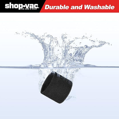 Shop-Vac 90585 Foam Sleeve Filter Replacements for Most Shop-Vac Wet/Dry Vacuum Cleaners 5 Gallon and Above, Replace Parts # 9058500, 7 Pack