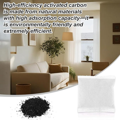 12pcs Carbon Filter Refills for Playtex Diaper Genie, Activated Charcoal Deodorizer Odor Absorber Replacement for Diaper Pail Closet Shoe Cabinet & Trash Can (20g)