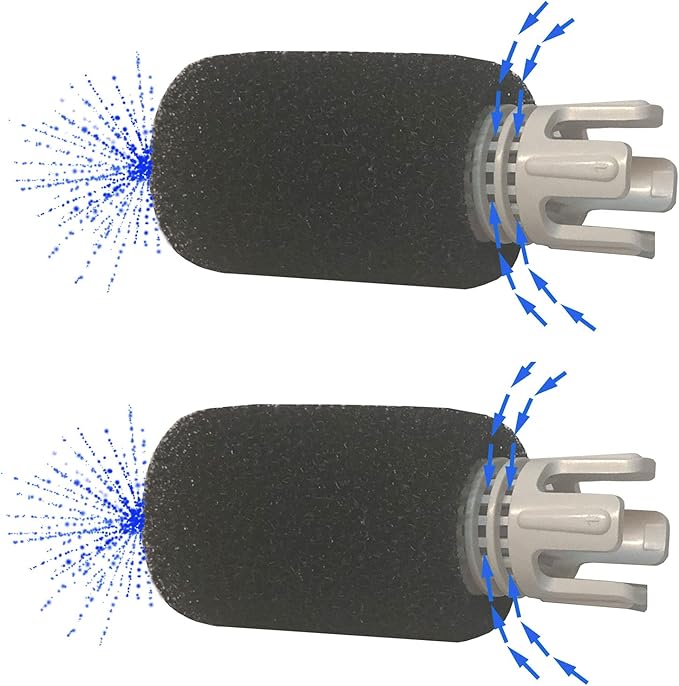 ATIE No Spray Pool Cleaner TailSweep PRO TSP10S with Hose Scrubber 9-100-3105 Fit Zodiac Polaris 280, 3900 Sport, 380, 360, 180 Pool Cleaner Tail Sweep PRO TSP10S and CMP Flow Diffuser (2 Pack)