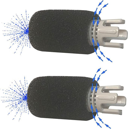 ATIE No Spray Pool Cleaner TailSweep PRO TSP10S with Hose Scrubber 9-100-3105 Fit Zodiac Polaris 280, 3900 Sport, 380, 360, 180 Pool Cleaner Tail Sweep PRO TSP10S and CMP Flow Diffuser (2 Pack)