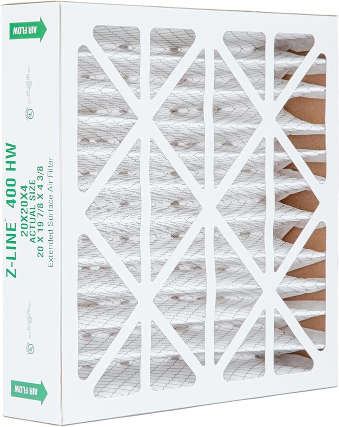 Glasfloss ZL 20x20x4 MERV 10 Air Cleaner Filter replacements for Honeywell FC100A1011, FC35A1019, FC100 Air Filters. 2 Pack. Exact Size: 20 x 19-7/8 x 4-3/8