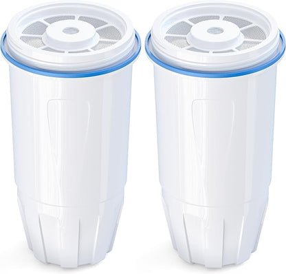 Upgraded Water Filter Replacement Fit for Zero Pitcher and Dispenser ZR-001 ZR-004 ZP-006 ZR-017, Five-Stage Filter System, Effectively Reducing Lead, Chromium, and Contaminants, 2 Packs, By BOGDA