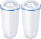 Upgraded Water Filter Replacement Fit for Zero Pitcher and Dispenser ZR-001 ZR-004 ZP-006 ZR-017, Five-Stage Filter System, Effectively Reducing Lead, Chromium, and Contaminants, 2 Packs, By BOGDA