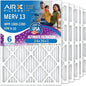 AIRX FILTERS WICKED CLEAN AIR. 24x36x1 Air Filter MERV 13 Electrostatic Pleated Air Conditioner Filter 6 Pack HVAC AC Furnace Filters