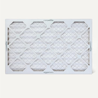 Amazon Basics MERV 5 AC Furnace Air Filter, Cardboard, 16x25x1 Inches, Pack of 6 (Actual Size: 15.75" x 24.75" x 0.75")