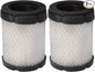 140-3280 Air Filter Replacement for Onan Generator 3600 4000 MicroQuiet Air Cleaner Element Replacement for Camp Power/QG RV MicroLite/RV QG 48-2017 140-3295 140-2852 Lawn Mower(2PCS)