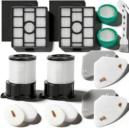 Filter for Shark IP3251 IP3253 IP3225 PowerDetect Clean & Empty Vacuum, 2 Post-Motor 2 Pre-Motor Filters for Handheld Vacuum, 2 HEPA 2 Foam & Felt 2 Odor Neutralizer Cartridge for Auto-Empty Dock