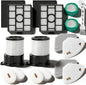 Filter for Shark IP3251 IP3253 IP3225 PowerDetect Clean & Empty Vacuum, 2 Post-Motor 2 Pre-Motor Filters for Handheld Vacuum, 2 HEPA 2 Foam & Felt 2 Odor Neutralizer Cartridge for Auto-Empty Dock
