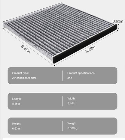 Cabin Air Filter 87139-06030-Carbon Suitable for Subaru Toyota Premium subaru outback accessories toyota 4runner subaru outback cabin air filter