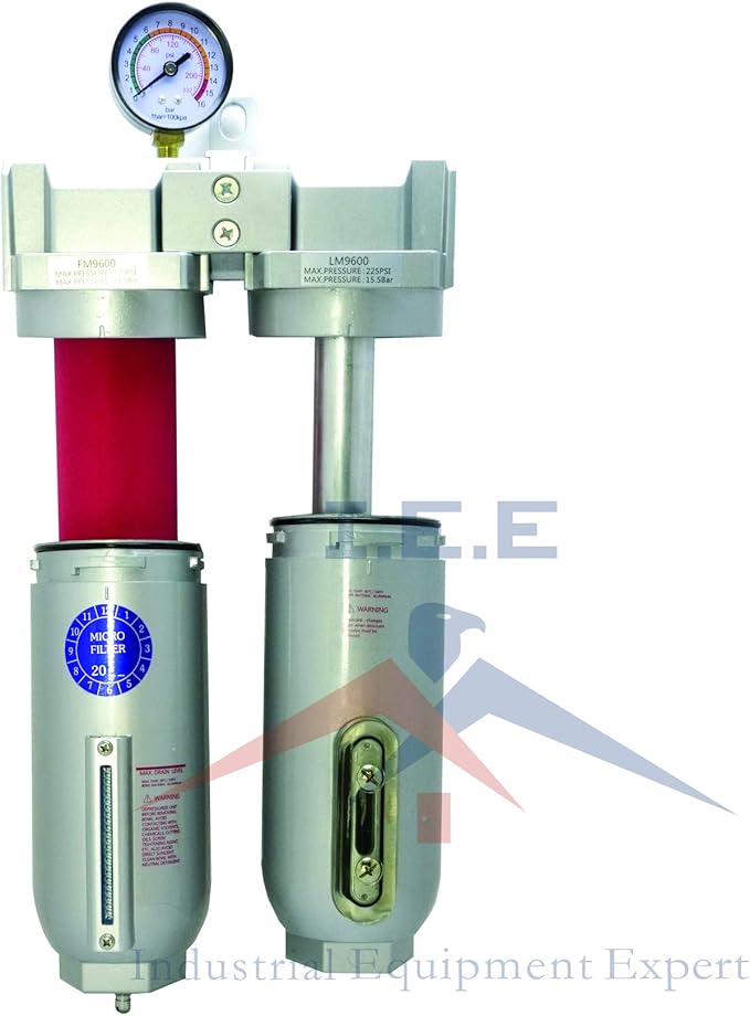1" COMPRESSED AIR DESICCANT AIR DRYER/COALESCING FILTER FOR COMPRESSED AIR SYSTEMS GREAT FOR PLASMA CUTTER