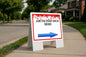 Air Filters Sold Here 4Th Of July American Flag Usa Patriotic Red Blue Stars Directional Arrows A-Frame Double Sided 23x23 in. Yard Road Sign