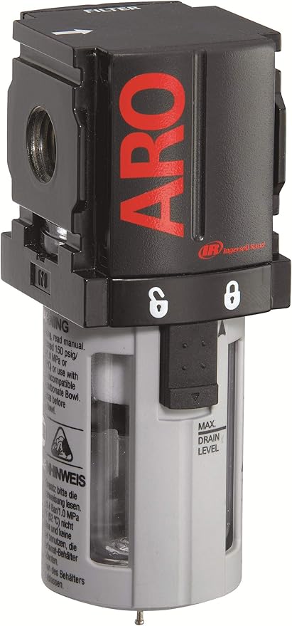 ARO F35121-300-VS Air Line Coalescing Filter, 1/4" NPT - 150 psi Max Inlet