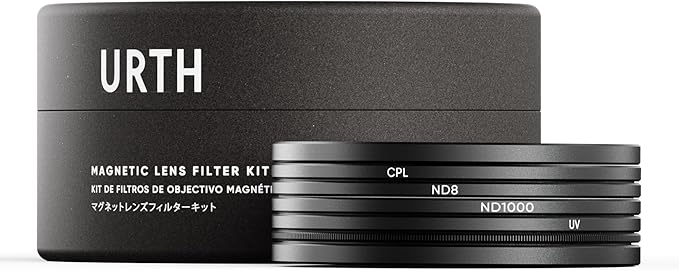 Urth 43mm Magnetic UV, Circular Polarizing (CPL), ND8, ND1000 Lens Filter Kit (Plus+)