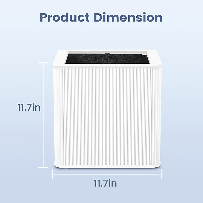 2 Pack 211+ Replacement Filter Compatible with Blue Pure 211+ and 211+ Auto Air Purifier, 2-Stage Filtration System of H13 True Filter & Activated Carbon Filter