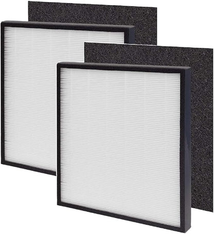Nispira FLT5900 Filter J True HEPA + Carbon Filter Set Replacement Compatible with GermGuardian FLT5900 Filter J Air Purifier AC5900WCA and AC5900WDLX 2 Packs