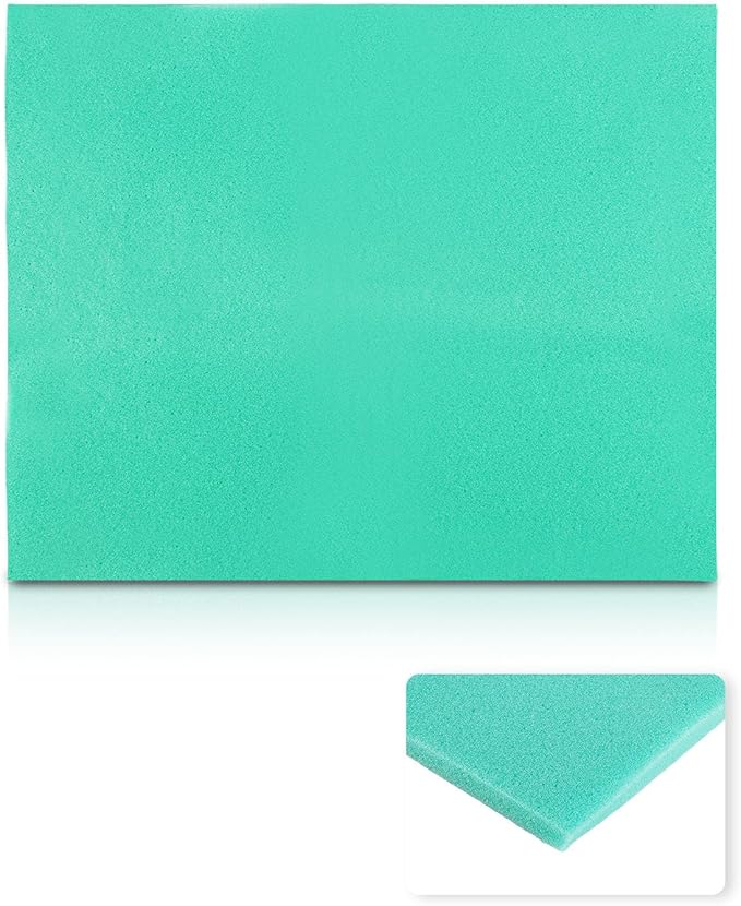 Foam Air Filter Material Sheet Fit for Uni Filter-BF-1 BF1 Filter 12" x 16" x 5/8" Most Motorcycles ATV Scooters Off-Road Motorcycles UTV, Cuttable and Reusable