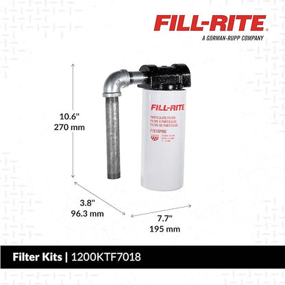 Fill-Rite 1200KTF7018 18 GPM 10 Micron Particulate Filter Kit