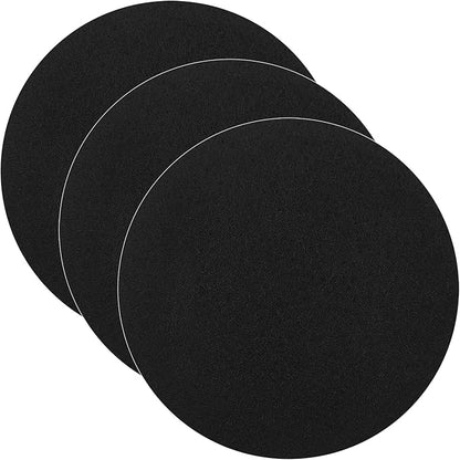 3 Pack Charcoal Filters for Compost Bucket, 6.7inch Compost Filter for Countertop Bin, Compost Pail Replacement Activated Carbon Charcoal Filters, Home Bucket Compost Bin Refill, Round