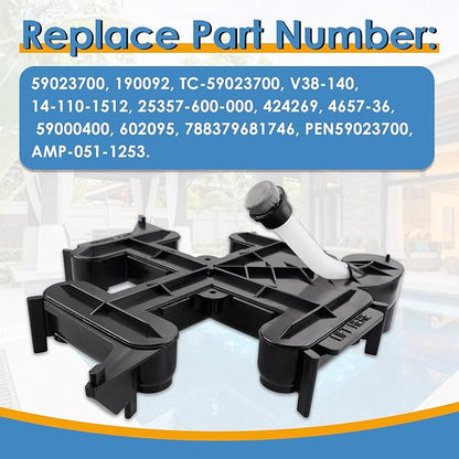 59023700 Manifold Top with Air Bleed, Compatible with FNS Plus 24, 36, 48, 60 Pool and Spa D.E. Filter, Replace# V38-140 and 25357-600-000 Pentair Pool Filters