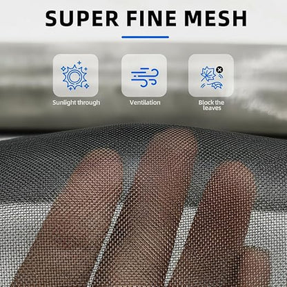 20 Mesh 304 Stainless Steel Mesh Screen, 47''×118''（120cm×300cm） Wire Screen Mesh, Rust Free Woven Wire Mesh, Metal Mesh Screen for Air Vents, Window Screen, Filters, Cage,Garden Covers (Black)