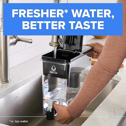 Brita UltraMax Large Water Dispenser with 1 BritaPlus Filter, 27 Cup, White (Package May Vary)