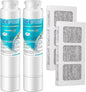 ICEPURE Alkaline RWF5800A-AL Refrigerator Water Filter and Air Filter Replacement for Frigidaire EPTWFU01, EWF02, Pure Source Ultra II, PureSource Ultra 2, BO022, MR022, SCWFTCTO, Enhances PH, 2Combo
