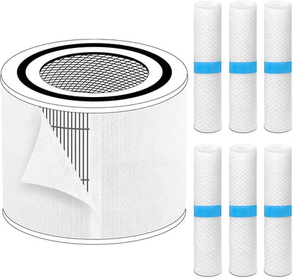 Pre-Filter Compatible with Levoit Core 300 & PuroAir 240 Air Purifier, for Core 300S P350 Core300-P Filters, Fit Part# Core 300-RF P350-RF, 6-Pack