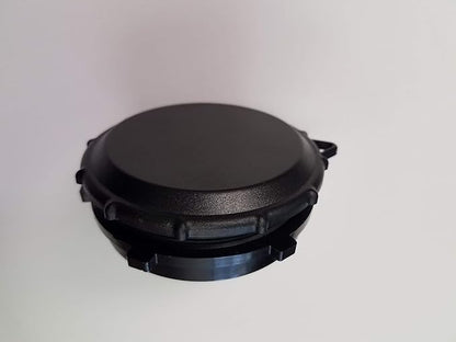 Louvered Vent, Bug Screen, 60ppi Filter, Seal and Cap, 2.5", Black