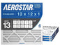 Aerostar 12x12x1 MERV 13 Air Filter, 4 Pack Set of HVAC Furnace Filters, Electrostatic MPR 1500-1900 & FPR 10 (Actual Size: 11 3/4 x 11 3/4 x 3/4 inches)
