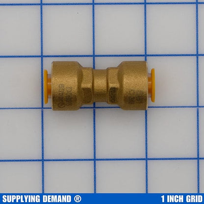 Supplying Demand SB1 3/8 Inch Quick Connect HVAC Brass Coupler Fitting