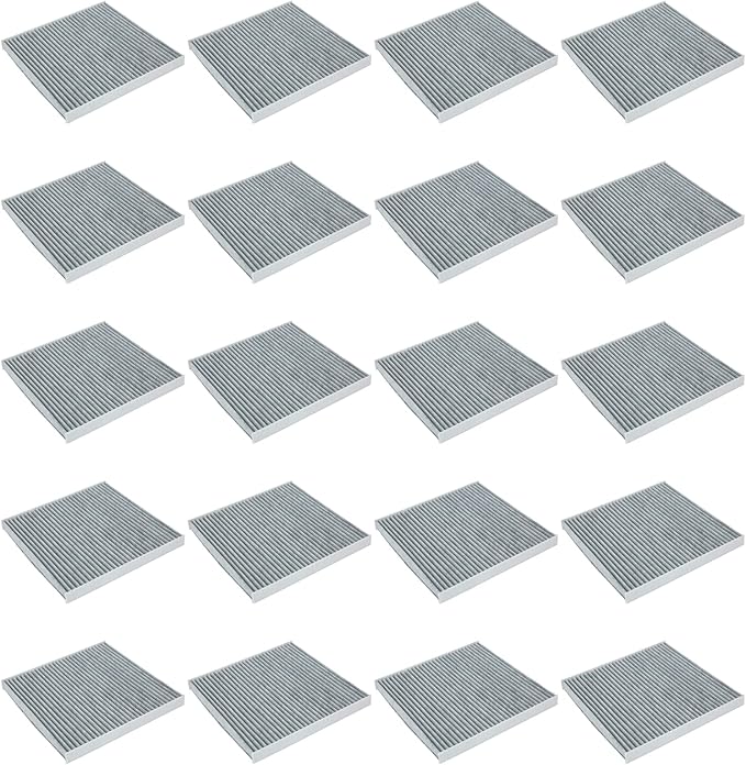 P609422 cabin air filter with Activated Carbon Compatible with Freightliner Cascadia, Columbia,and Coronado Replaces AF26235, PA4857, P609422, wix 24318, CAF24003, PA10181(set of 20)
