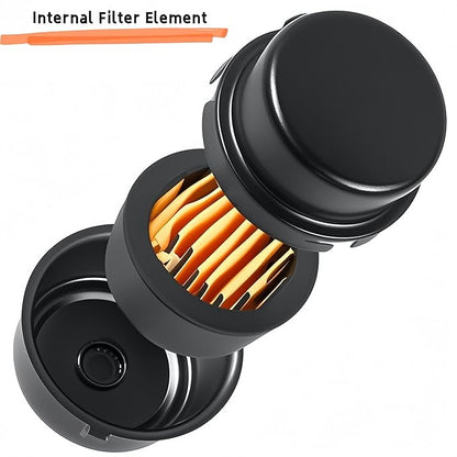 3/4"Thread Air Compressor Silencer Filter,20mm Metal Air Compressor Intake Filter and Noise Muffler,Air Compressor Replacement Parts for Generators,Blowers,Exhaust Ports